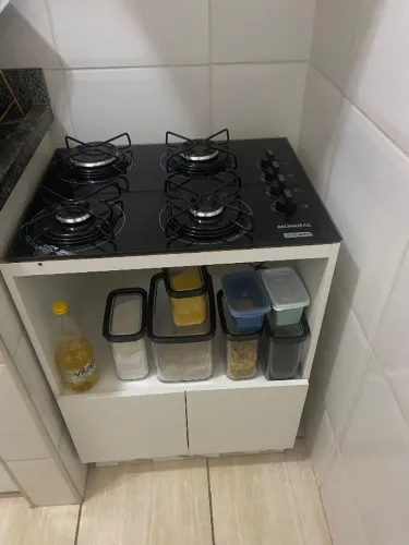 Cooktop com armário excelente estado