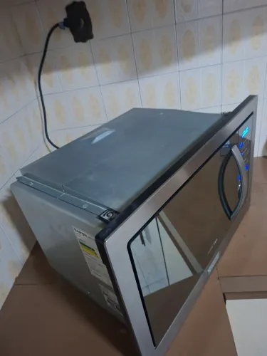 Micro-ondas com grill home pro electrolux