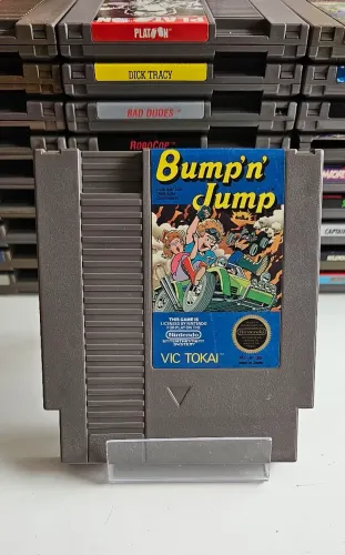 Jogo cartucho Bump' n' Jump para NES Nintendinho 8bits 72 pinos 