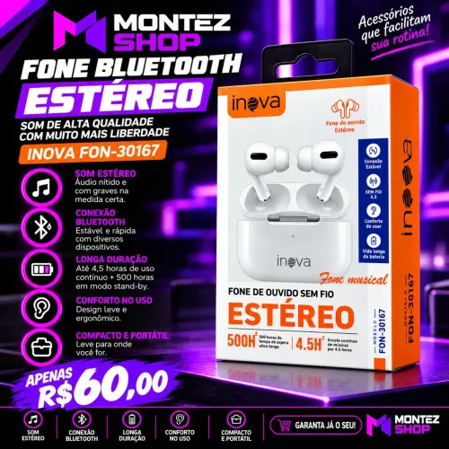 Fone Bluetooth