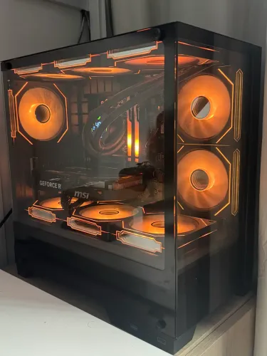 Gabinete com 7 fans + Water cooler