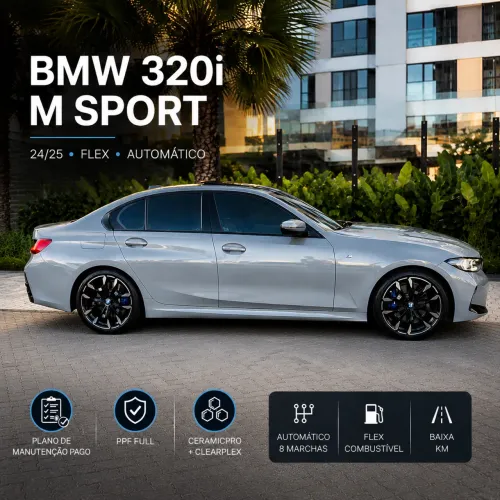 BMW 320I A 2.0 TB M Sport Activeflex 16V 4P 2025