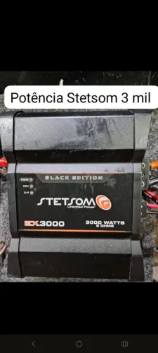 Potência Stetsom 3 mil 1 canal 