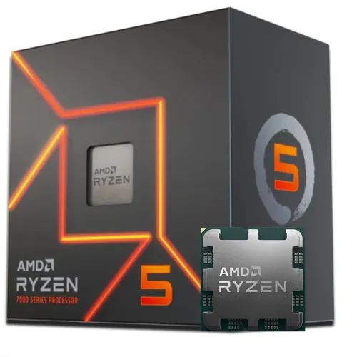 PROCESSADOR RYZEN 5 7600 (AM5) COMPLETO NA CAIXA COM COOLER BOX