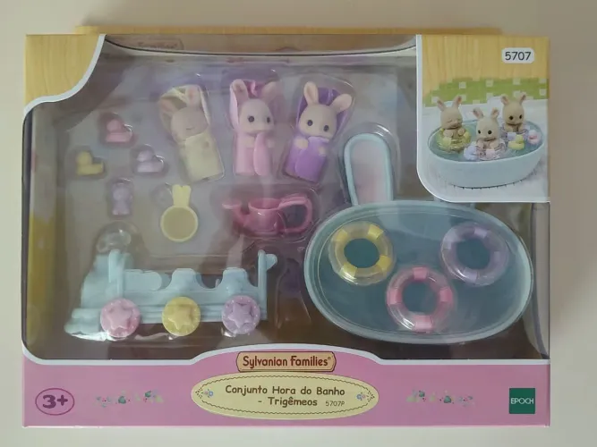 Sylvanian Families Hora Do Banho