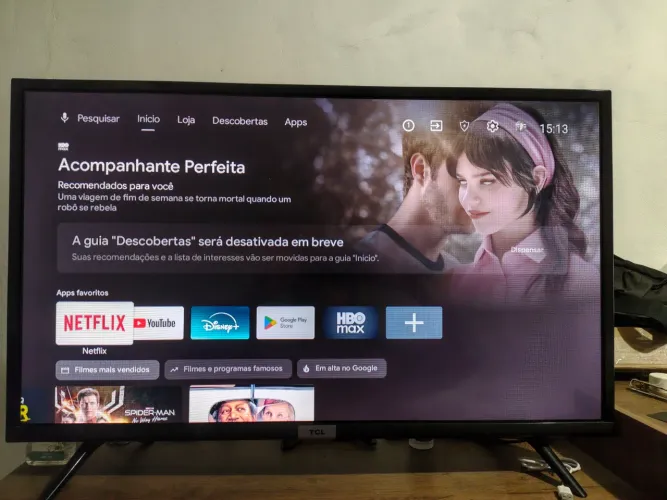 Smart TV 32" SEMP TCL LED (Android TV) - Perfeito Estado!