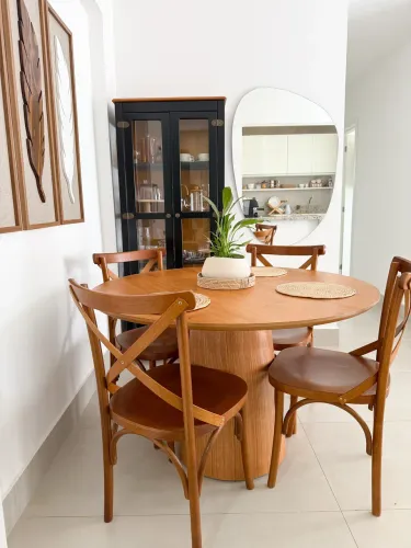 Mesa de Jantar Redonda 1,20m