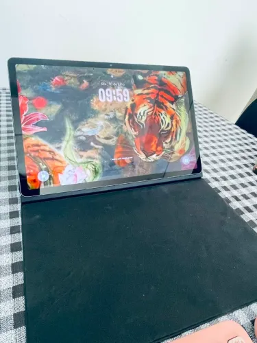 Samsung Galaxy tab S9 FE+ usado + acessórios