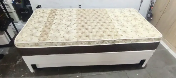 Cama box Bicama com baú solteiro