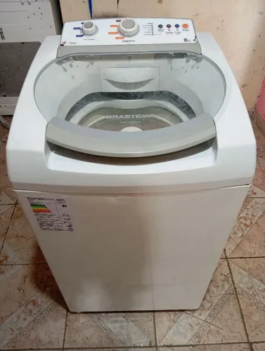 MÁQUINA DE LAVAR BRASTEMP 8KG SEMI NOVA ACEITO CARTÃO DOU GARANTIA FAÇO A ENTREGA