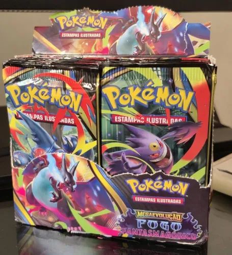 Booster Pokémon TCG Fogo Fantasmagórico x10