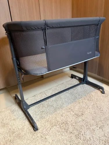 Berço Co- Sleep portátil, cinza