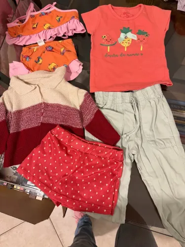 Lote roupinhas de bebê 1 ano menina