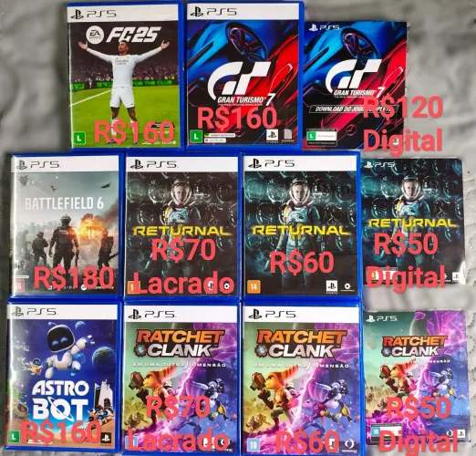 Jogos PS5