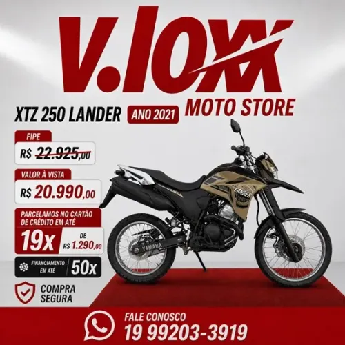 YAMAHA XTZ 250 LANDER 2021/2021