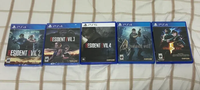 Resident evil 2, 3, 4, 5