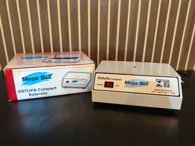 Estufa Esterilizadora Mega Bell Compact Bivolt (Na Caixa)