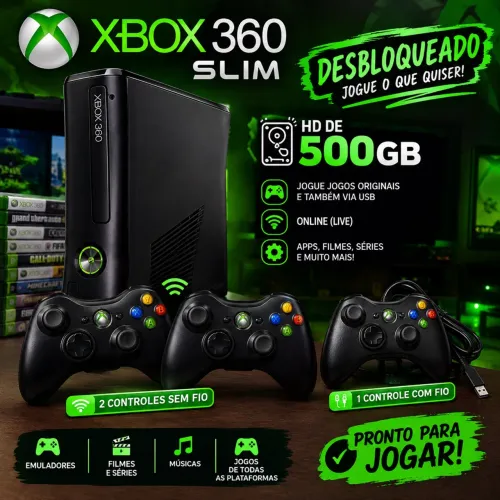 XBOX 360 SLIM DESBLOQUEADO ?