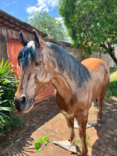 Animais em fibra