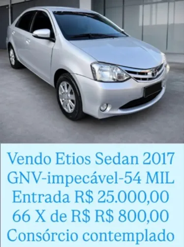 Toyota Etios XS Sedan 1.5 Flex 16V 4P Mec. 2017