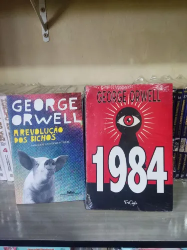 Livros 1984 e Revolução dos Bichos