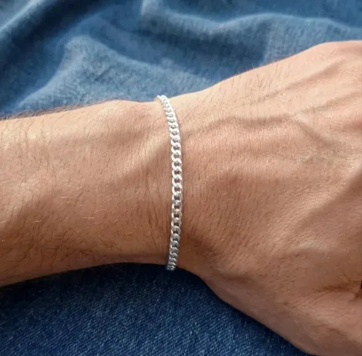 Pulseira de prata 2MM