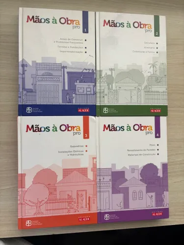 Coleção Completa Mãos à Obra PRO - 4 Volumes | Engenharia e Construção Civil