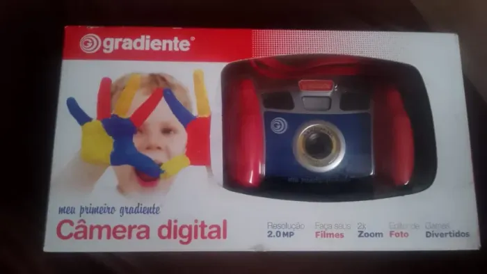 Câmera Digital Infantil Gradiente - Meu Primeiro Gradiente