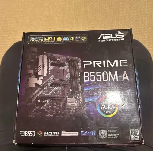 PLACA MÃE ASUS PRIME B550M-A