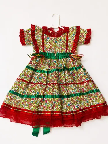 Vestido Junino Infantil 3 - 4 Anos/Usado Apenas 1 Vez
