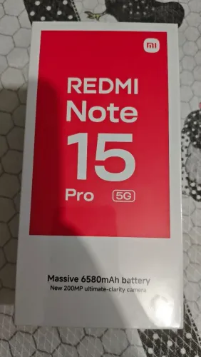 Redmi Note 15 pro 5g 8/256 Black global zero no Itaim Paulista ou Ferraz em SP 