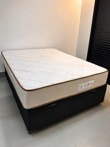 Cama Baú Casal Anjos Molas Ensacadas OPORTUNIDADE