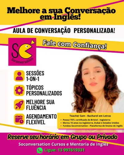 Aula de Inglês com Foco em Conversação