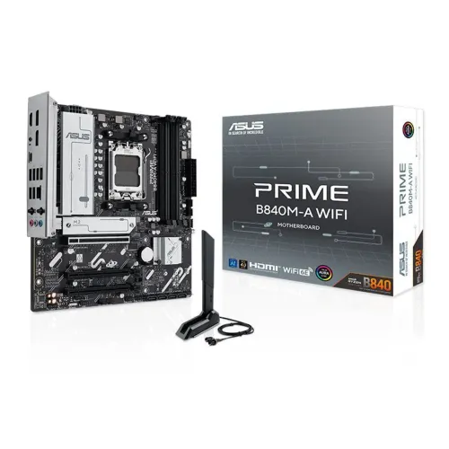 Placa Mãe ASUS Prime B840m Wi-fi 6e Socket AM5 / DDR5