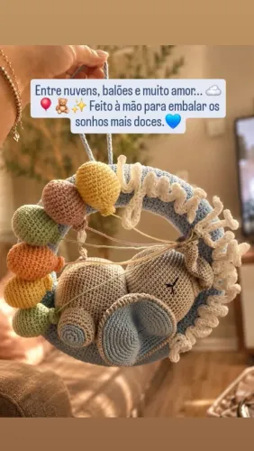 Amigurumis decoração quarto infantil