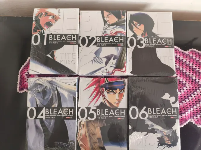 Coleção completa Mangás Bleach 3 em 1