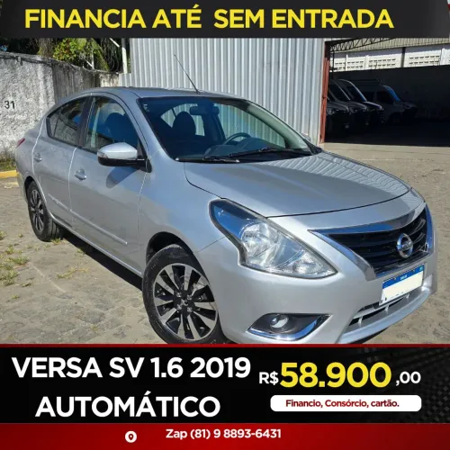 Nissan Versa SV 1.6 16V Flexstart 4P Aut. 2019
