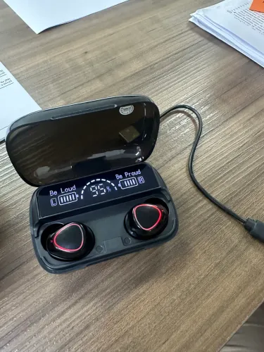 Fone de ouvido sem fio Bluetooth