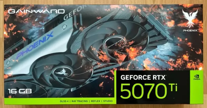 GAINWARD PHOENIX 5070 TI 16GB GDDR7 ADV OC LACRADA + GARANTIA ! MELHOR QUE 4080 SUPER !