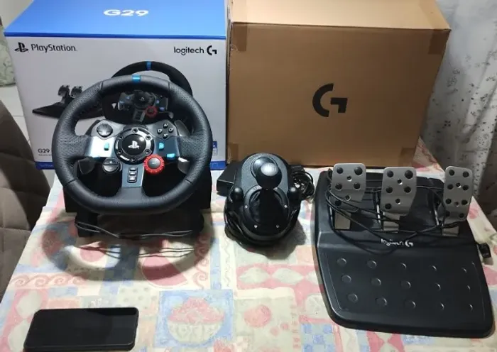  Logitech G29 + Câmbio H Shifter ?