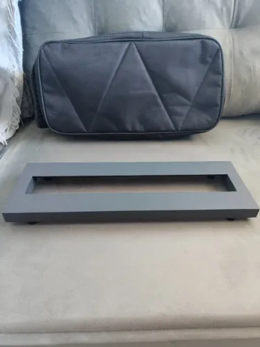 Pedalboard 38 x 12,5 em alumínio + Bag