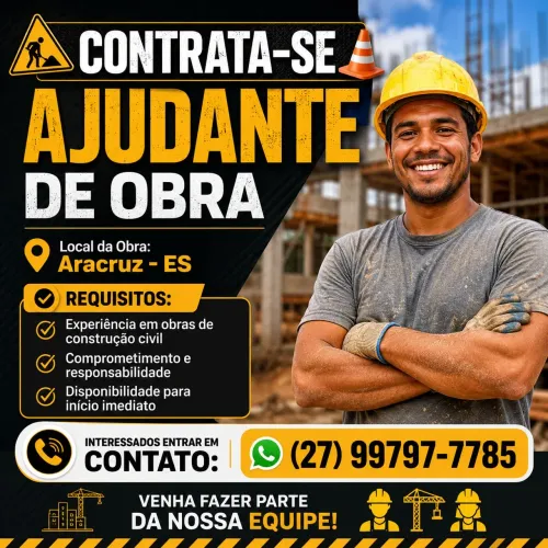 Contrata-se ajudante