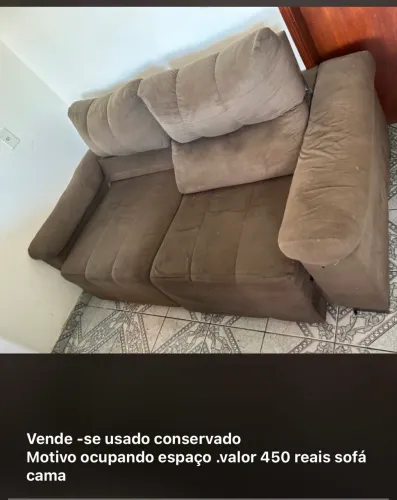 Sofá cama usado/ conservado