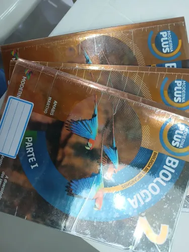 Kit livros de biologia 2° ano Moderna Plus