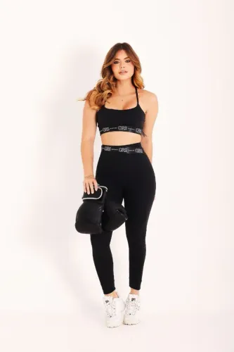 Leggin e top fitness preto | NOVO