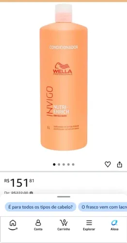 Condicionador Wella 1L