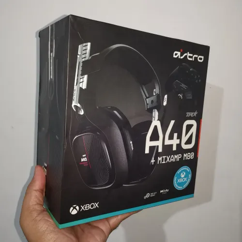 Headset Logitech Astro A40 TR + Mixamp M80