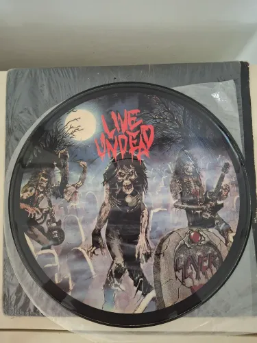LP Vinil Picture Slayer, Live Undead. Importado.