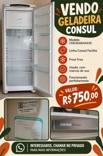 Geladeira Consul Frost free