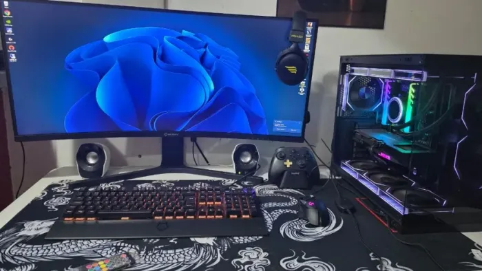 KIT PC Gamer Completo Avançado-Nvidia GeForce RTX 3060TI, Intel Xeon, 32GB C/ WaterCooler